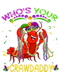 Whos Your Crawdaddy Crawfish Jester Beads Funny Mardi Gras Tall Sweatshirt