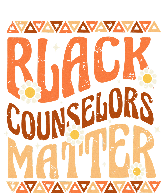 Black Counselors Matter Black History Month Retro Groovy Womens California Wash Sweatshirt