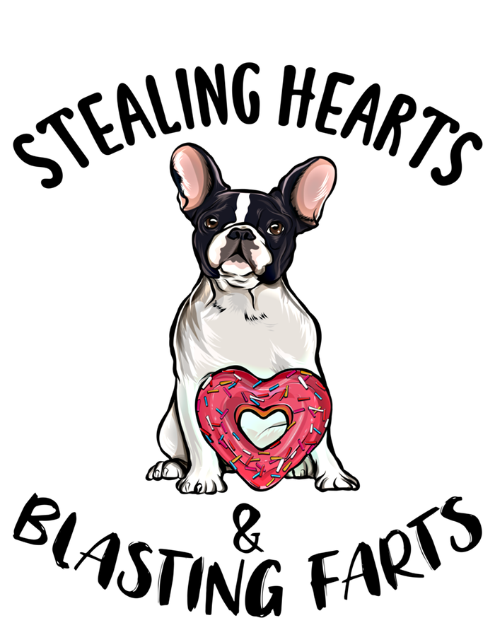 Stealing Hearts Blasting Farts French Bulldog Valentines Day Cute Gift Kids Long Sleeve Shirt