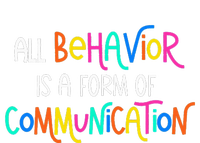 All Behavior Is A Form Of Communication SPED Teacher Autism Valucap Bio-Washed Visor