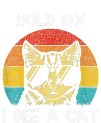 Cat Lover Hold On I See A Cat Cats Loves Cats Women's T-Shirt