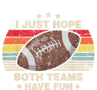 I Just Hope Both Teams Have Fun Funny Football Ceramic Star Ornament