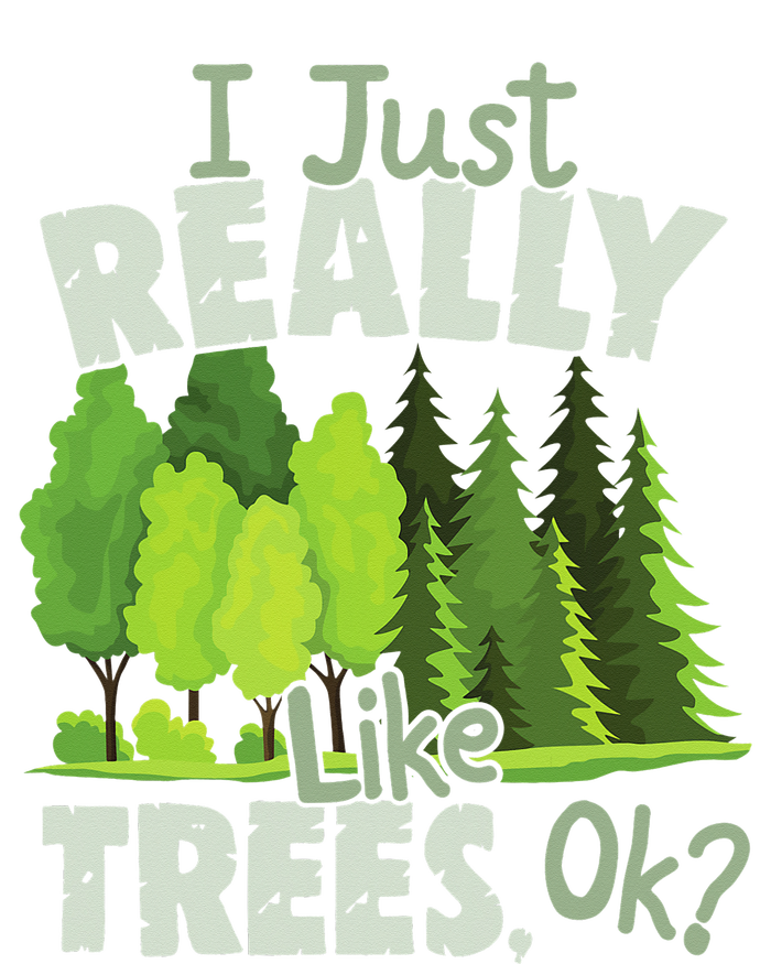 I Just Really Like Trees, Ok Love Trees USA-Made Doggie Bandana