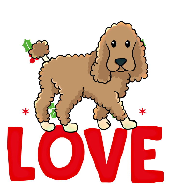 Valentine's Day Hearts Love Poodle Animal Lovers Meaningful Gift T-Shirt