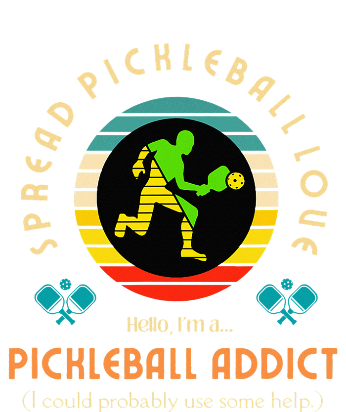 Love Pickleball Addict Spread Pickleball Love Youth Performance Sprint T-Shirt