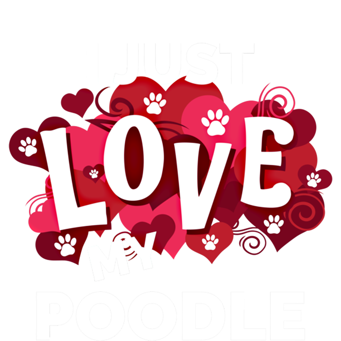 Valentine's Day Poodle Dog Love Gift Meaningful Gift Ladies Essential Tank