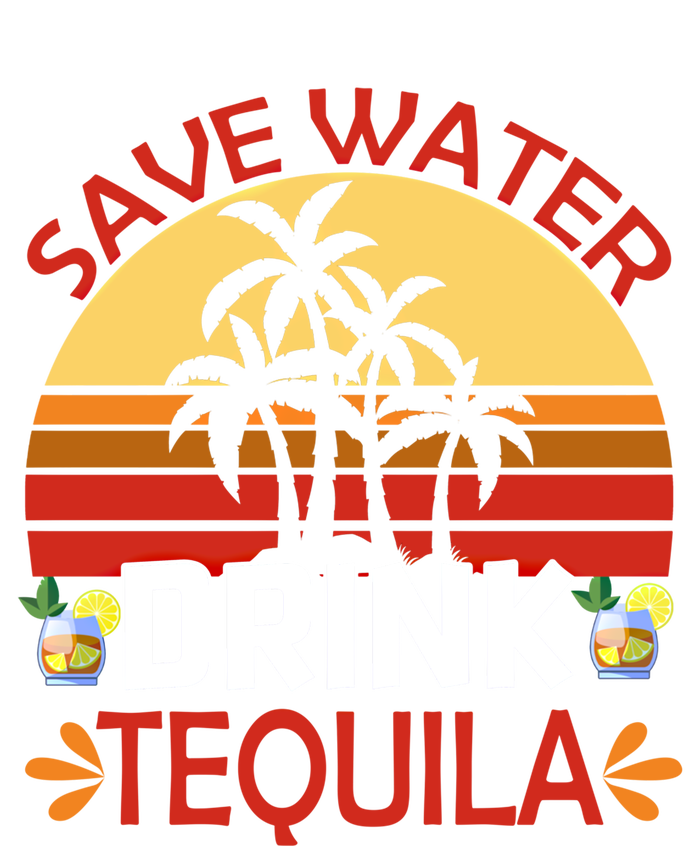 Vintage Save Water Tequila Mexico Beach Cinco De Mayo Meaningful Gift T-Shirt