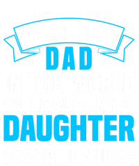 Best Dad In The World On Fathers Day Funny Gift Zip Tote Bag