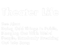 Theater Life Funny Drama Actor Actress Gifts Sustainable Knit Beanie