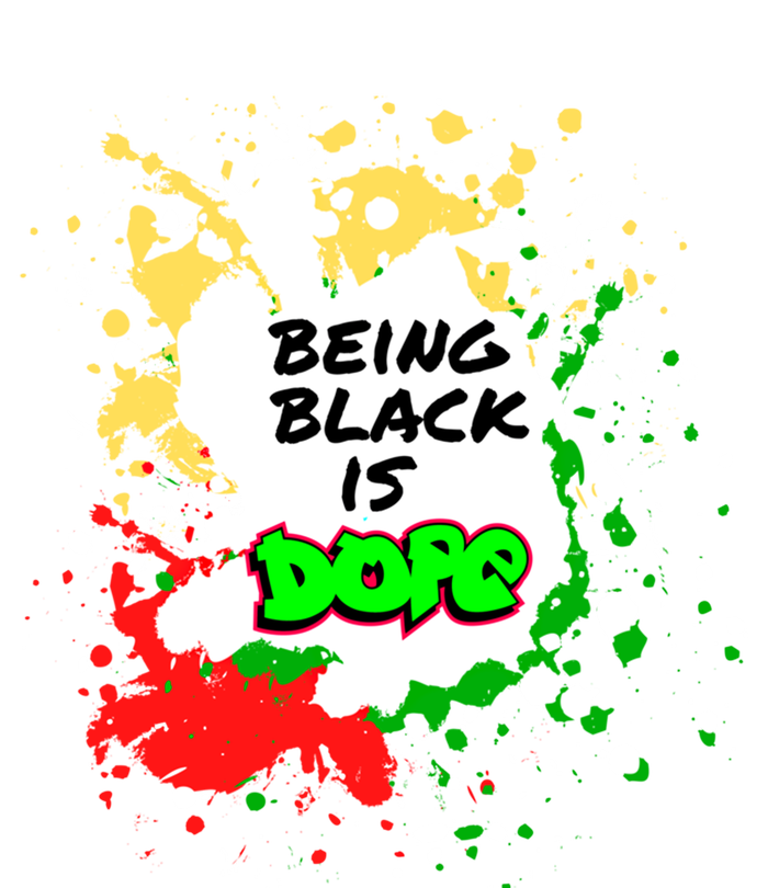 Black History Being Black Is Dope Spray Paint Graffiti 90s Gift T-Shirt