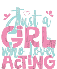 Just A Girl Who Loves Acting Gift Women's Perfect Tri Tunic Long Sleeve Shirt