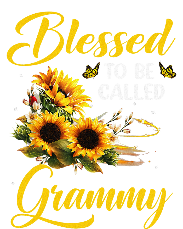 Blessed To Be Called Grammy Mother's Day Sunflower Lovers Cooling Performance Long Sleeve Crew