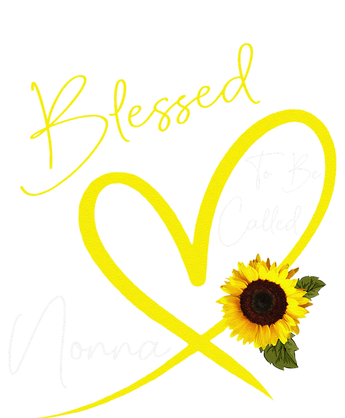 Blessed To Be Called Nonna Sunflower Heart Mother's Day T-Shirt