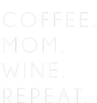 Coffee Mom Wine Repeat Funny Cute Mother's Day Gift Snapback Five-Panel Rope Hat