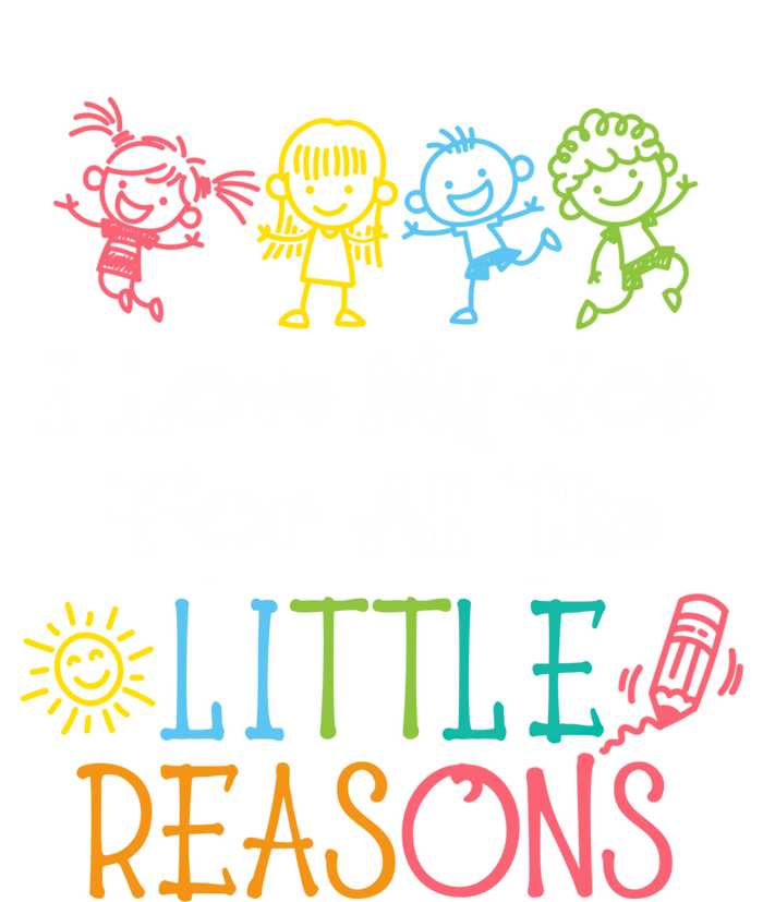 Daycare Teacher I Love My Job For All The Little Reasons Gift Short Acrylic Beanie