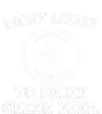 Most Likely To Drink Green Beer Funny St Patricks Day Poster