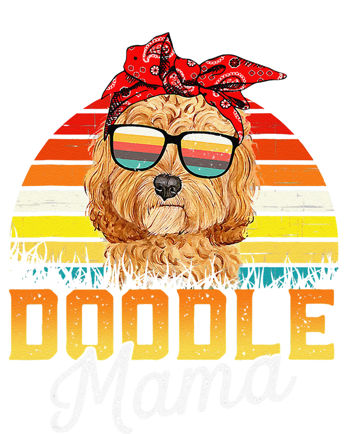 Doodle Mama Best Goldendoodle Mom Ever Mother's Day Dog Mom Short Acrylic Beanie