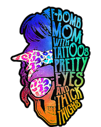 F Bomb Mom With Tattoos, Pretty Eyes, Mother's Day, Mama Tall Long Sleeve T-Shirt