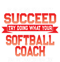 Fun Softball Team Coach Saying Funny Coaches Quote Gift Women's Racerback Tank