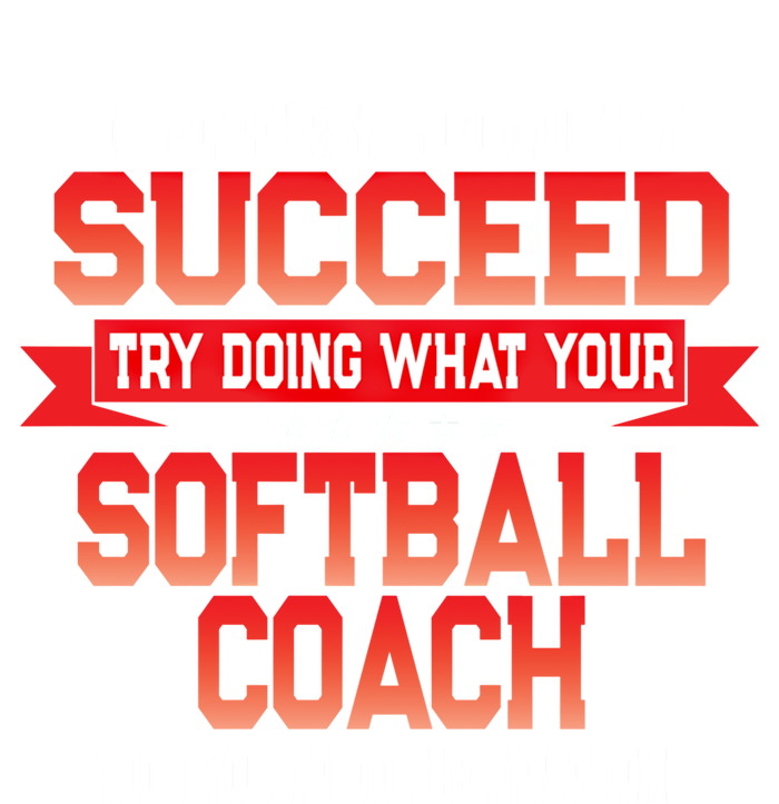 Fun Softball Team Coach Saying Funny Coaches Quote Gift Women's Racerback Tank