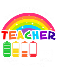 Funny Battery Life Of A Teacher Appreciati To School Funny Gift Long Sleeve Shirt