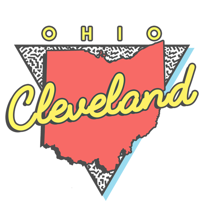 Cleveland Ohio City Oh Souvenir Gift Women's Racerback Tank