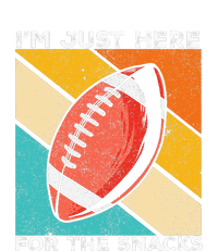 I'm Just Here For The Snacks Funny American Football Sport Pom Pom 12in Knit Beanie