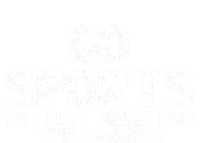 Funny Game Day Quote Go Sports I'm Just Here For The Snacks Great Gift Kids Hoodie