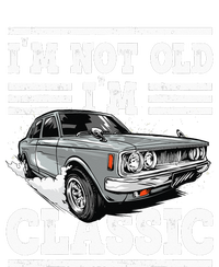 old people Car gifts dad mom  im not old im classic Ladies Long Sleeve Shirt