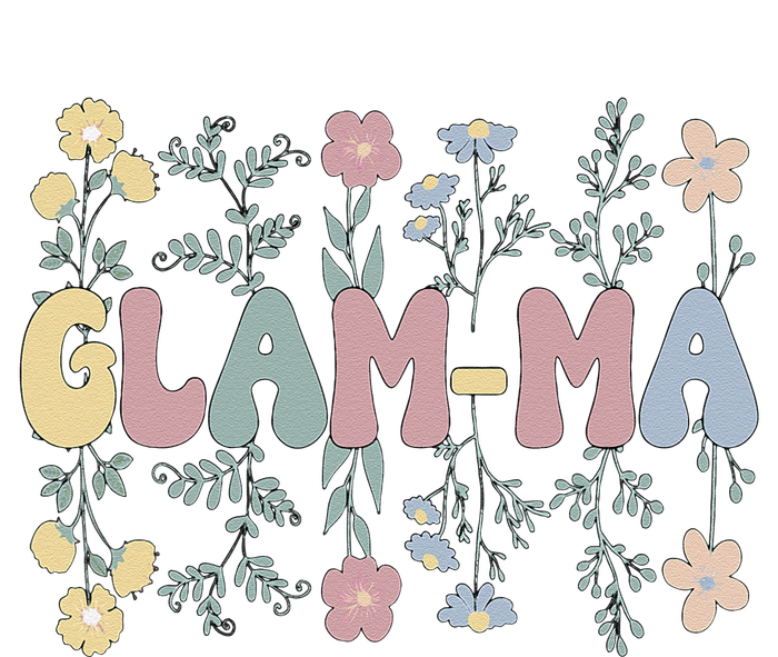 Groovy GlamMa Grandmother Flowers GlamMa Grandma Sustainable Bucket Hat