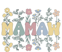 Groovy Mamaw Grandmother Flowers Mamaw Grandma T-Shirt