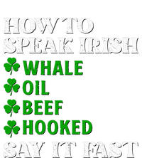 Funny St Patricks Day How To Speak Irish Say It Fast Long Sleeve Pajama Set