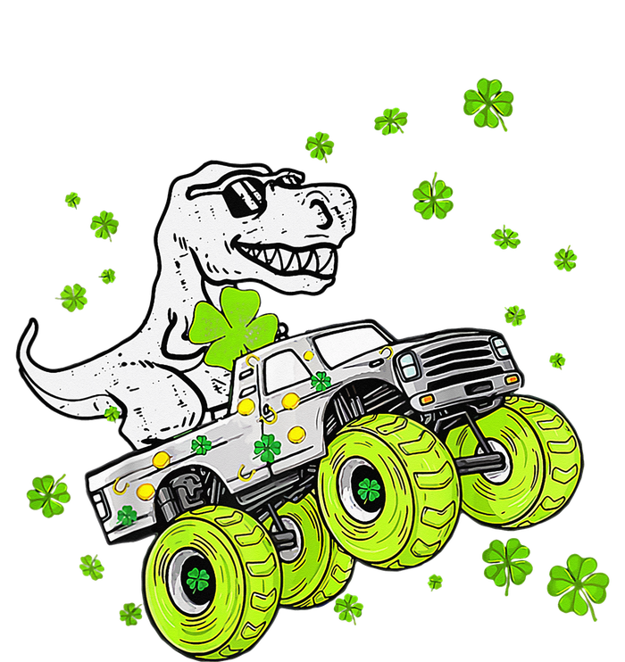 St Patricks Day Monster Truck Dinosaur T-Shirt