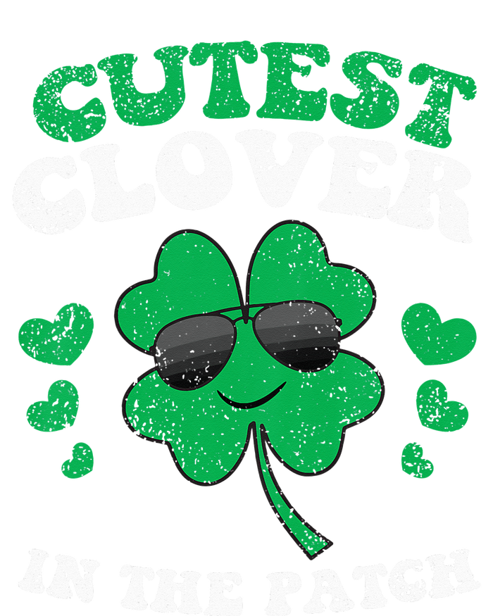 St Patricks Day Cutest Clover In The Patch Flat Bill Trucker Hat