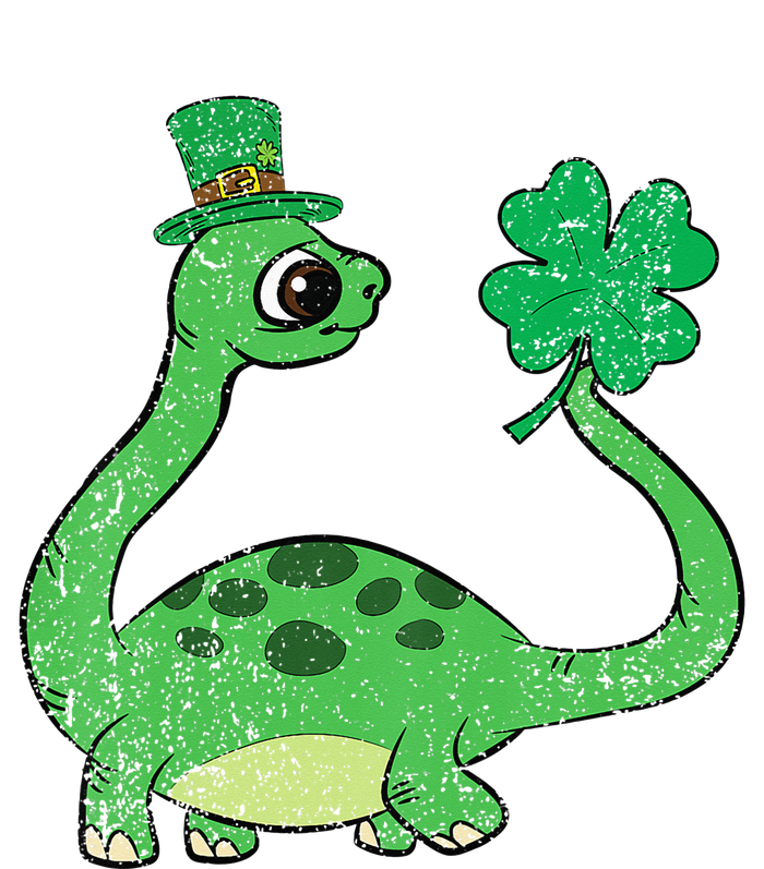 Brontosaurus Shamrock St Patricks Day T-Shirt