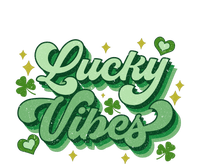 Retro Groovy Lucky Vibes Funny St. Patrick's Day Clothes PosiCharge Competitor Tank