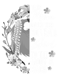 Funny Softball Gift Mom Pitcher Catcher Lovers Gift Pom Pom 12in Knit Beanie