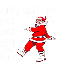 Give And Go Ho Ho Ho Funny Santa Soccer Player Football Fan Gift Tie-Dye T-Shirt