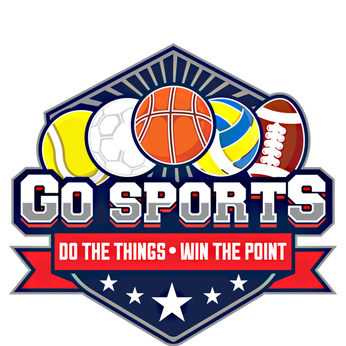 Go Sports Do The Things Win The Points Fan Athletic Game Gift Tote Bag