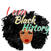 I Am Black History Pride Funny Gift Black History Month Gift Pom Pom 12in Knit Beanie