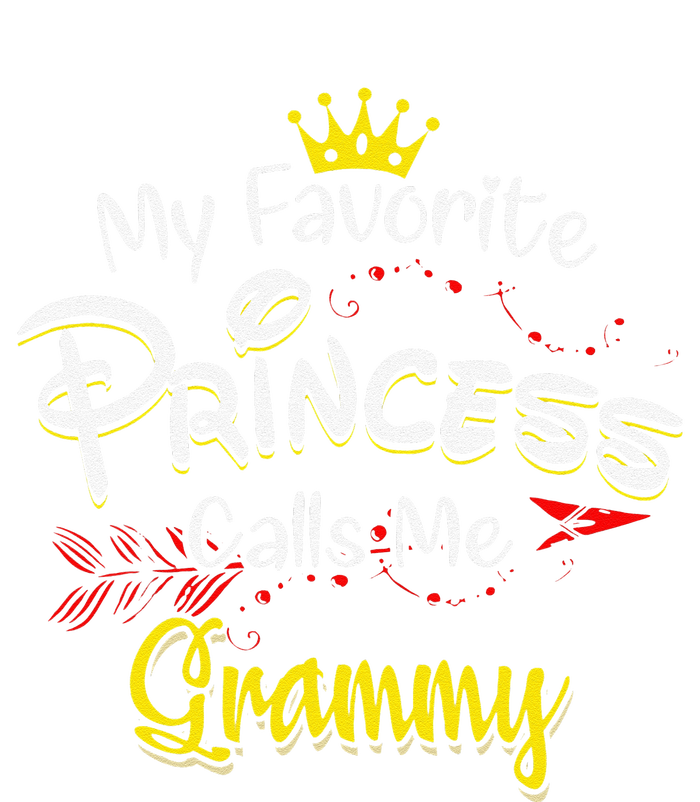 My Favorite Princess Calls Me Grammy Women's Knotted Racerback Tank