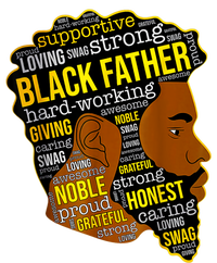 Best Happy Father’s Day Black Father King Afro African Man Button