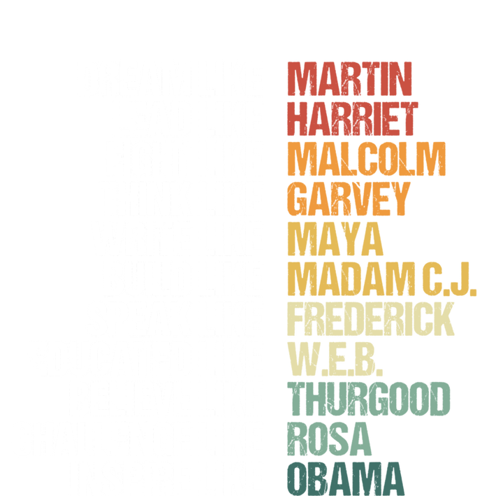 Greatest African American Leaders Black History Month Attire Cool Gift T-Shirt