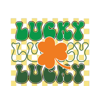 Retro Lucky Shamrock Groovy St Patricks Day T-Shirt