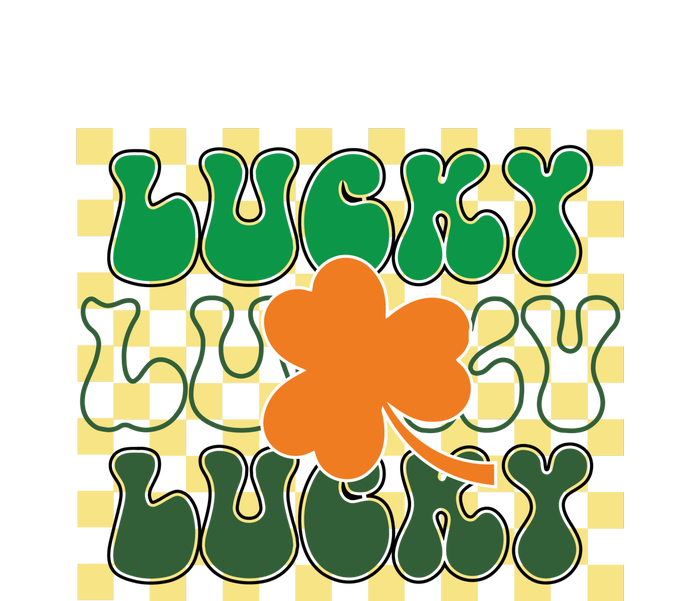 Retro Lucky Shamrock Groovy St Patricks Day T-Shirt