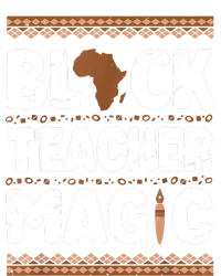 Black Teacher Magic Teacher Black History Month Women's V-Neck T-Shirt