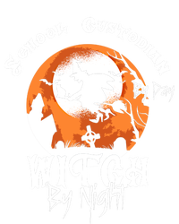 Halloween Witch And School Custodian Great Gift Full-Length Apron With Pockets