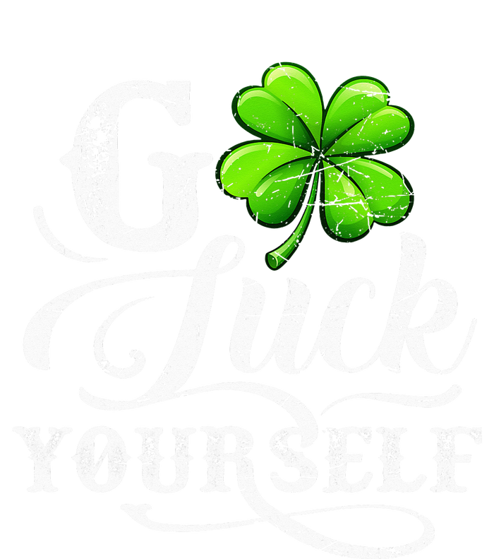 Go Luck Yourself St Patricks Day Lucky Clover Irish Ladies Essential Flowy Tank