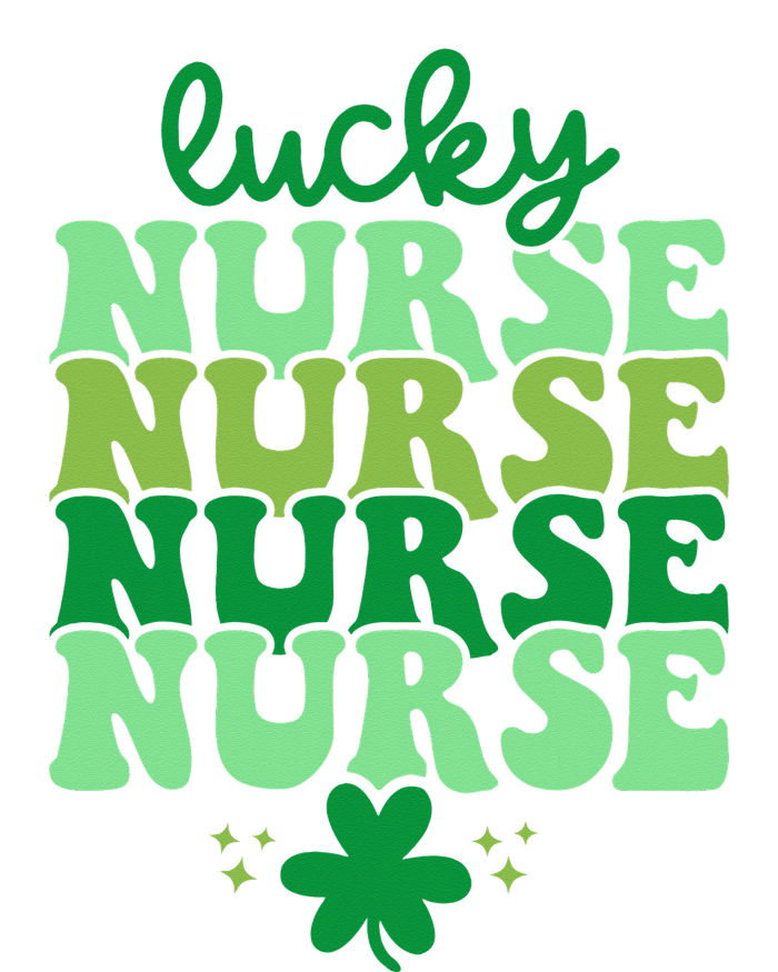 Irish Nurse St Patricks Day Shamrock Stethocsope Womens CVC Long Sleeve Shirt