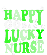 Happy Go Lucky Nurse St Patricks Day Sustainable Knit Beanie